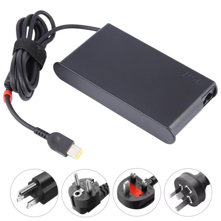 170W 20V 8.5A Lenovo Laptop Power Adapter – Big Square USB, EU/US/UK/AU