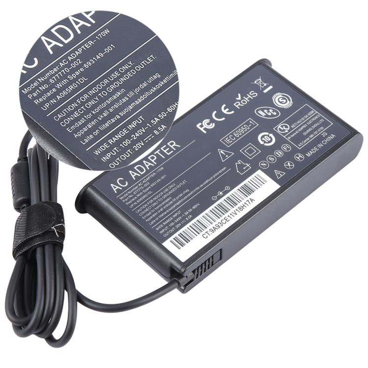 170W 20V 8.5A Lenovo Laptop Power Adapter – Big Square USB, EU/US/UK/AU