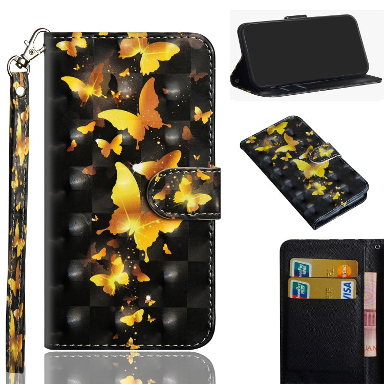 3D Painting Pattern Horizontal Flip TPU + PU Leather Case with Holder & Card Slots & Wallet, For Huawei Honor 9A, For Motorola G8 Power Lite