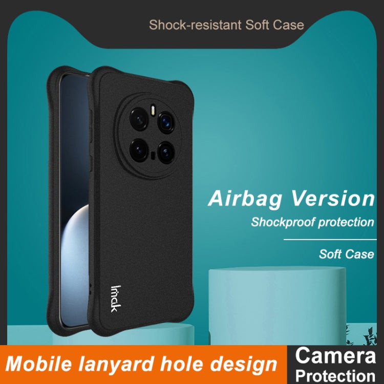 For Honor Magic7 Pro 5G imak Shockproof Airbag TPU Phone Case(Matte Black)