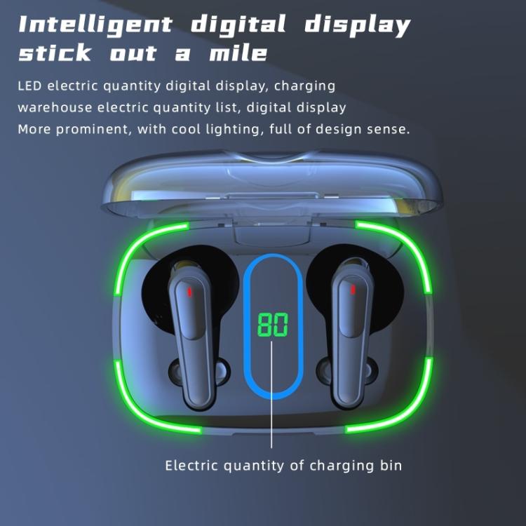 Pro 70+ Intelligent Digital Display V5.3 Bluetooth Earphones Bass Stereo Audio, Pro 70+