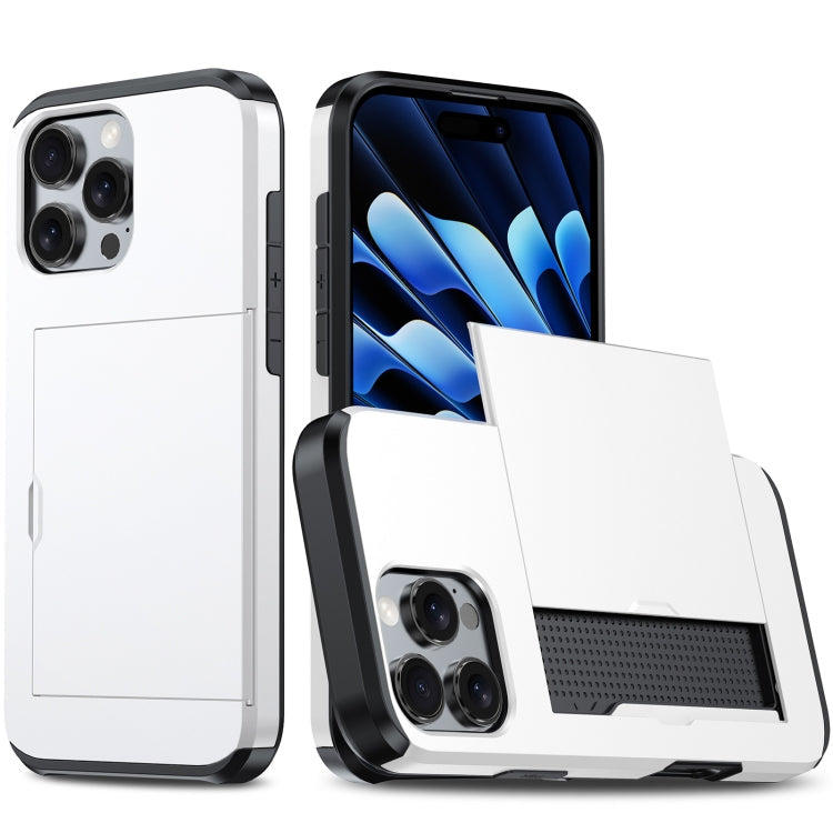 Shockproof Armor Phone Case with Card Slot, For iPhone 16