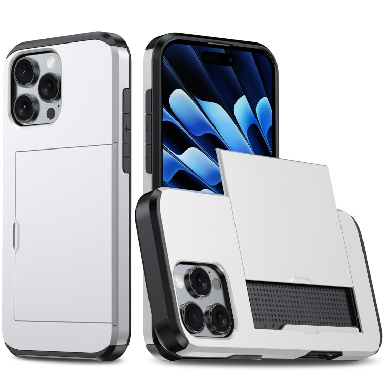 Shockproof Armor Phone Case with Card Slot, For iPhone 16
