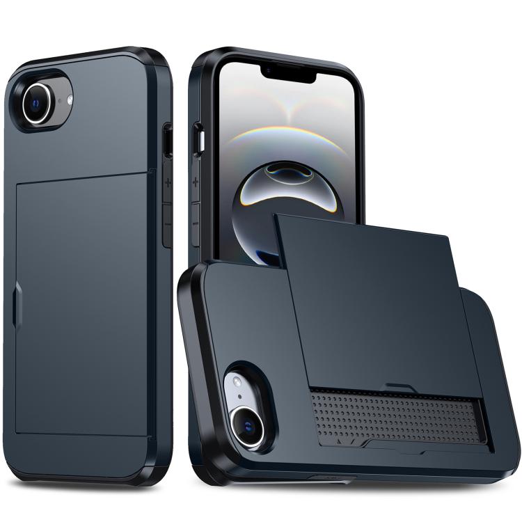 Shockproof Armor Phone Case with Card Slot, For iPhone 18 Pro Max, For iPhone 17e / 16e