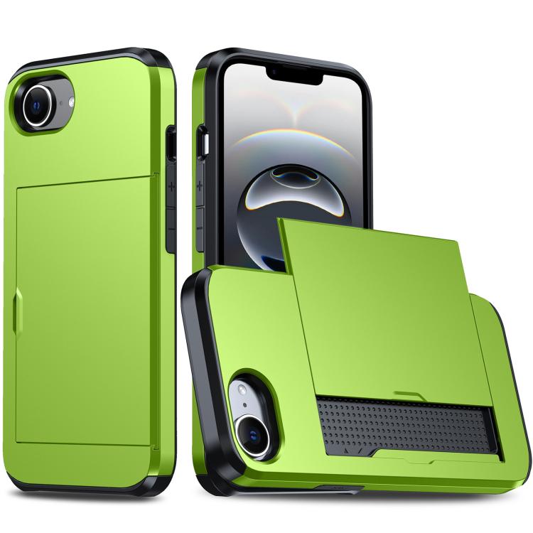 Shockproof Armor Phone Case with Card Slot, For iPhone 18 Pro Max, For iPhone 17e / 16e