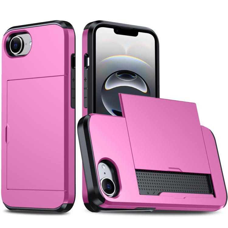Shockproof Armor Phone Case with Card Slot, For iPhone 18 Pro Max, For iPhone 17e / 16e