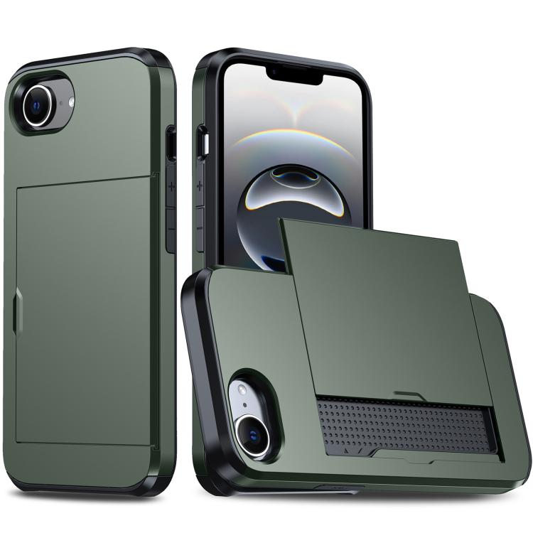 Shockproof Armor Phone Case with Card Slot, For iPhone 18 Pro Max, For iPhone 17e / 16e
