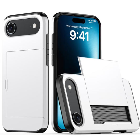 Shockproof Armor Phone Case with Card Slot, For iPhone Air, For iPhone 16 Pro Max