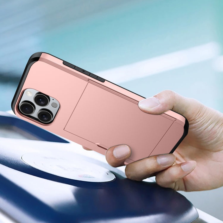 Shockproof Armor Phone Case with Card Slot, For iPhone 18 Pro Max, For iPhone 17e / 16e