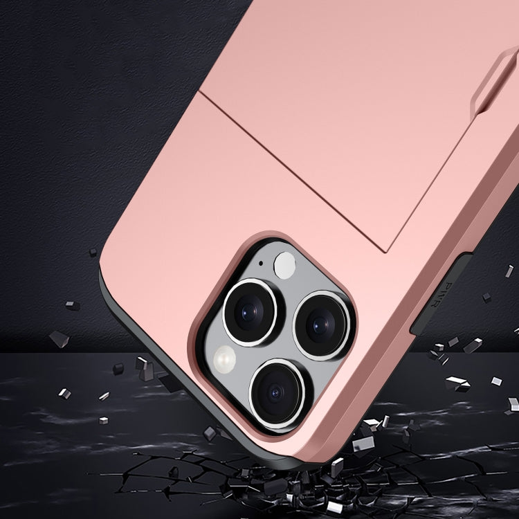 Shockproof Armor Phone Case with Card Slot, For iPhone 17 Pro, For iPhone 17