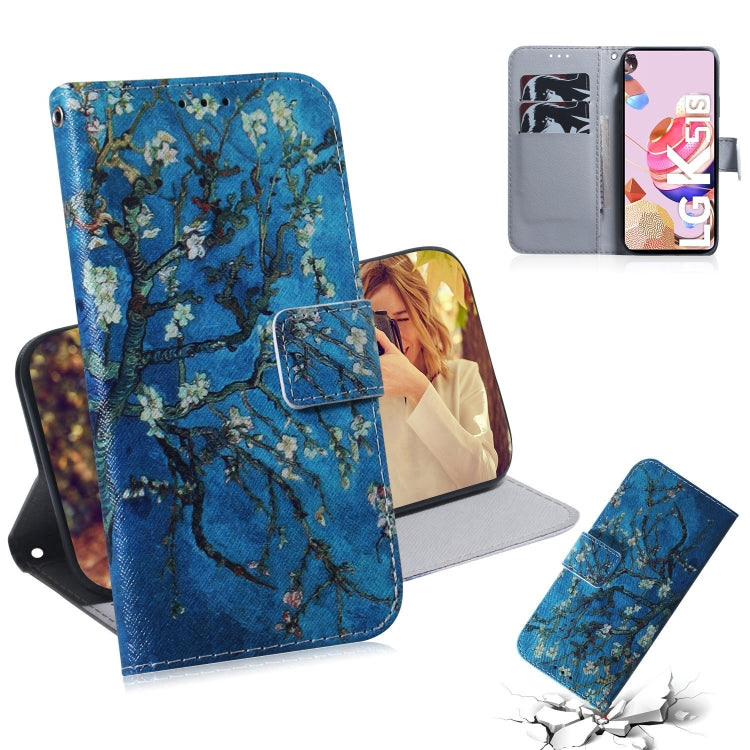 Coloured Drawing Horizontal Flip Leather Case, with Holder & Card Slots & Wallet, For iPhone 12 Pro Max, For LG K41S