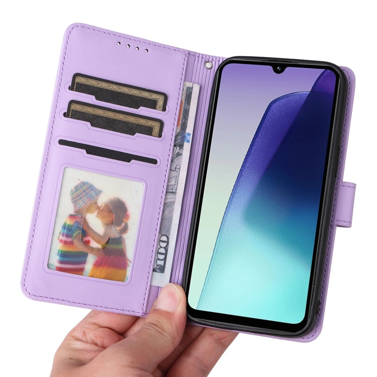 For Redmi 14C 4G BETOPNICE BN-005 2 in 1 Detachable Imitate Genuine Leather Phone Case(Light Purple)