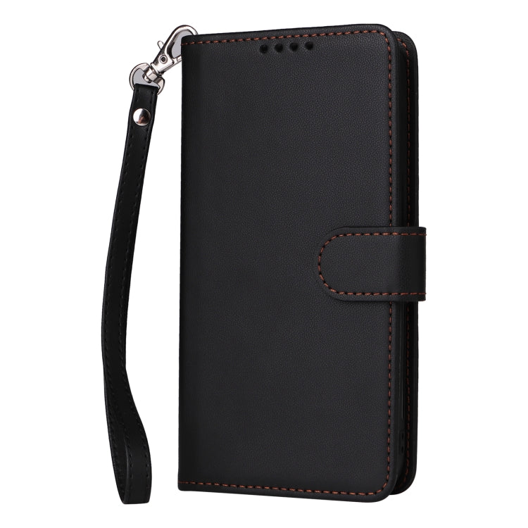 For Redmi 14C 4G BETOPNICE BN-005 2 in 1 Detachable Imitate Genuine Leather Phone Case(Black)