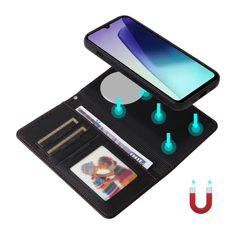 For Redmi 14C 4G BETOPNICE BN-005 2 in 1 Detachable Imitate Genuine Leather Phone Case(Black)