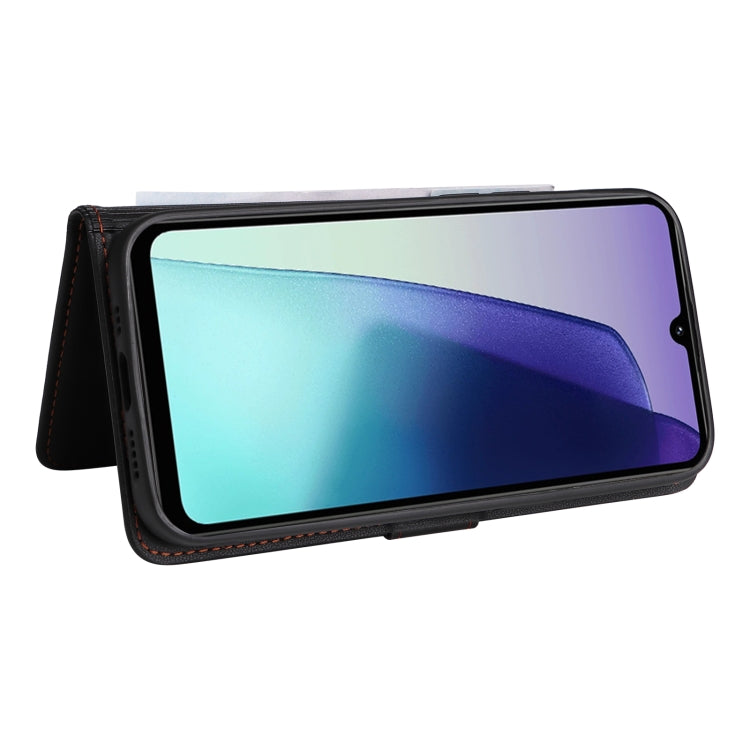 For Redmi 14C 4G BETOPNICE BN-005 2 in 1 Detachable Imitate Genuine Leather Phone Case(Black)