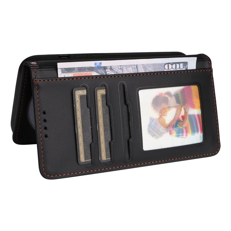 For Redmi 14C 4G BETOPNICE BN-005 2 in 1 Detachable Imitate Genuine Leather Phone Case(Black)