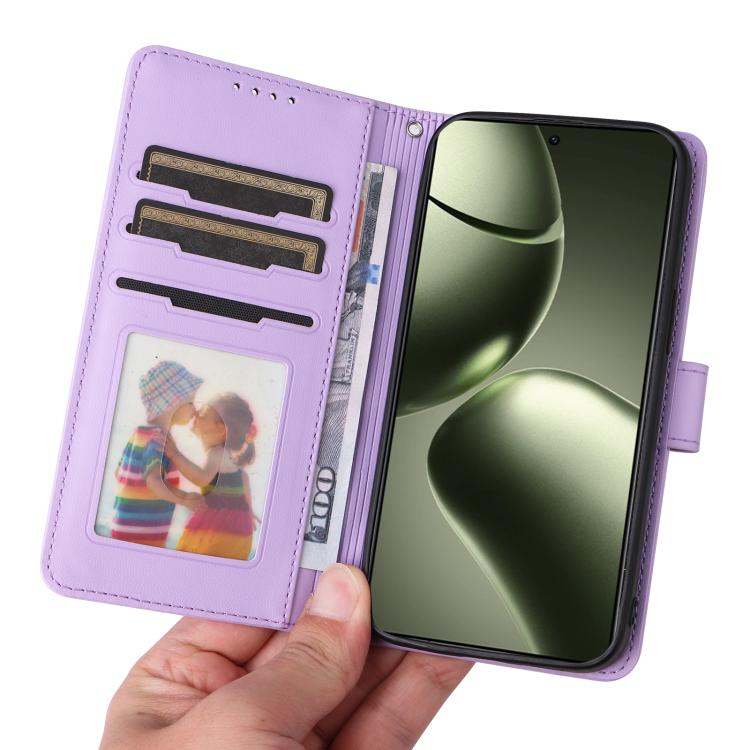 For Xiaomi 14T BETOPNICE BN-005 2 in 1 Detachable Imitate Genuine Leather Phone Case(Light Purple)