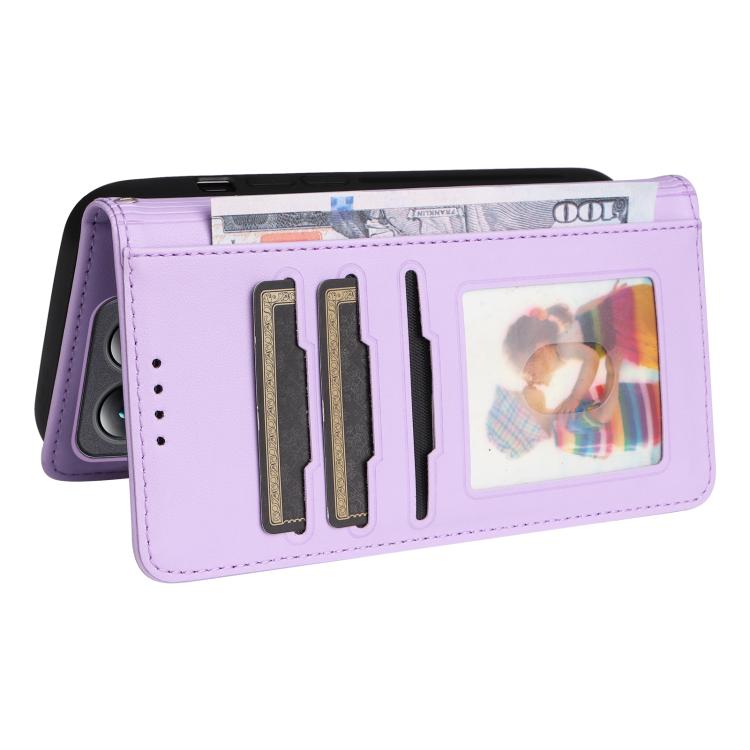 For Xiaomi 14T Pro BETOPNICE BN-005 2 in 1 Detachable Imitate Genuine Leather Phone Case(Light Purple)
