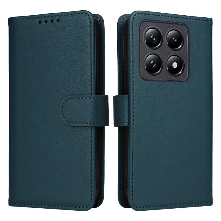 For Xiaomi 14T Pro BETOPNICE BN-005 2 in 1 Detachable Imitate Genuine Leather Phone Case(Blue)