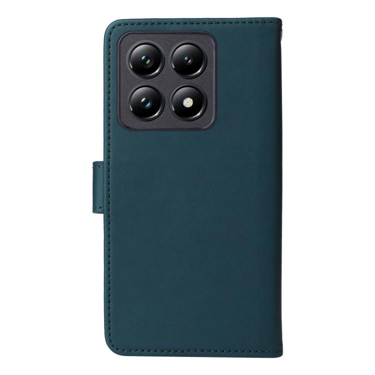 For Xiaomi 14T Pro BETOPNICE BN-005 2 in 1 Detachable Imitate Genuine Leather Phone Case(Blue)