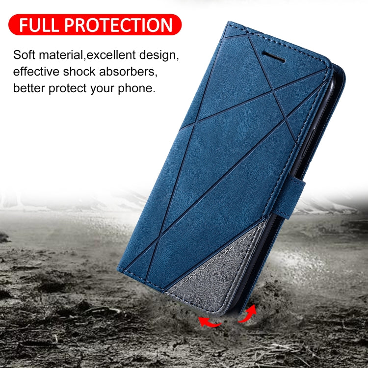Skin Feel Splicing Horizontal Flip Leather Case with Holder & Card Slots & Wallet & Photo Frame, For iPhone 12 Pro Max, For iPhone 12 / 12 Pro, For iPhone 12 mini, For iPhone XR