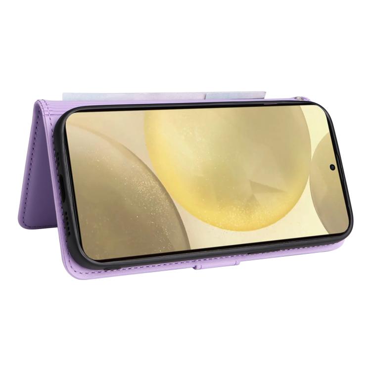 For Galaxy S25 5G BETOPNICE BN-005 2 in 1 Detachable Imitate Genuine Leather Phone Case(Light Purple)