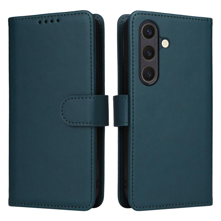 For Galaxy S25 5G BETOPNICE BN-005 2 in 1 Detachable Imitate Genuine Leather Phone Case(Blue)
