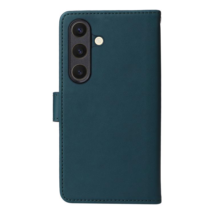 For Galaxy S25 5G BETOPNICE BN-005 2 in 1 Detachable Imitate Genuine Leather Phone Case(Blue)