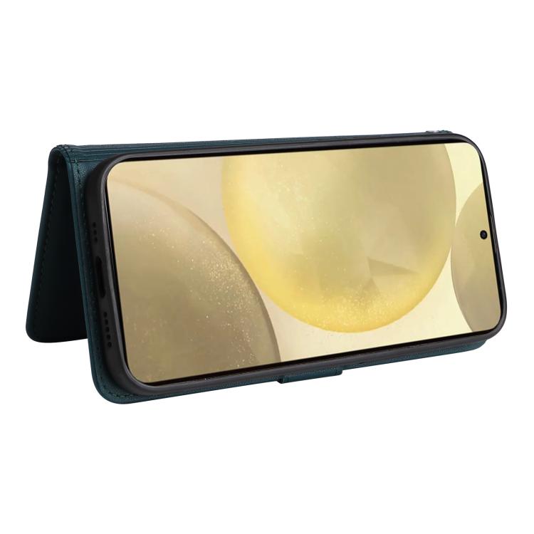 For Galaxy S25 5G BETOPNICE BN-005 2 in 1 Detachable Imitate Genuine Leather Phone Case(Blue)