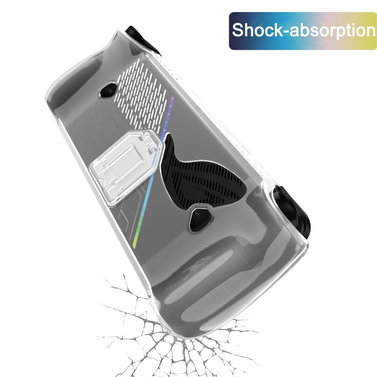 TPU Transparent Protective Case with Holder, For ASUS ROG Ally X