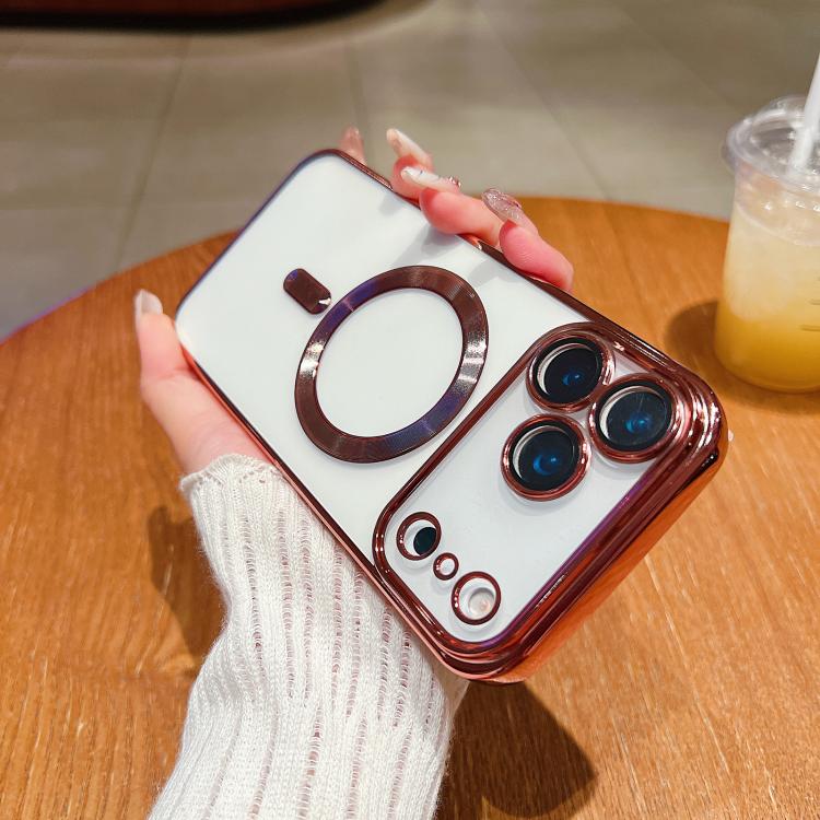 Electroplating MagSafe Phone Case, For iPhone 17 Pro, For iPhone 17