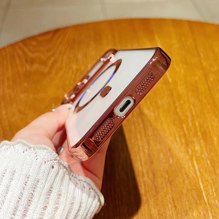 Electroplating MagSafe Phone Case, For iPhone 17e / 16e, For iPhone 17 Pro Max