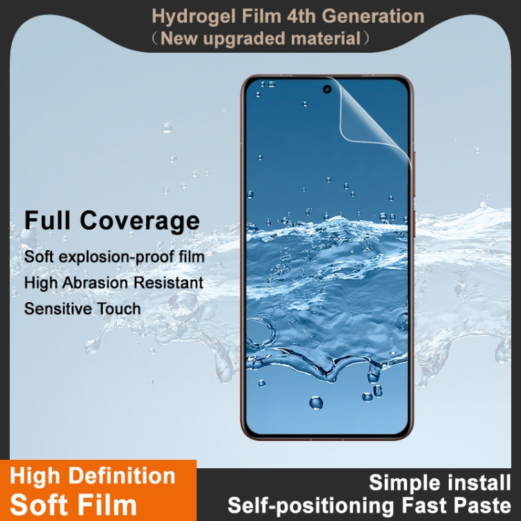 For Realme GT7 Pro imak 4th Generation  Full Coverage Screen Hydrogel Film Protector