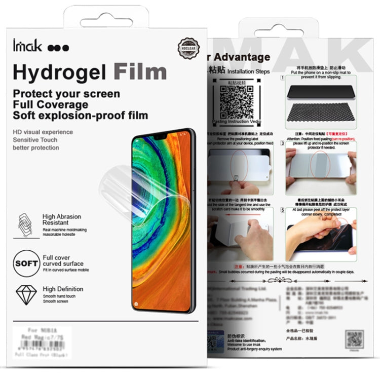 For Realme GT7 Pro imak 4th Generation  Full Coverage Screen Hydrogel Film Protector
