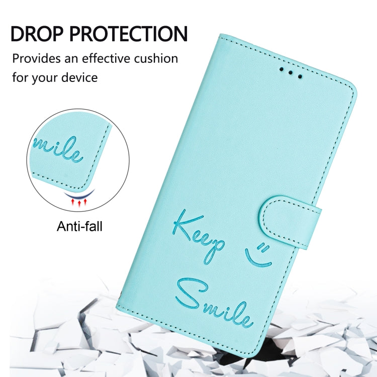 Smile Embossing RFID Leather Phone Case, For iPhone X / XS, For iPhone XR, For iPhone XS Max, For iPhone 8 Plus / 7 Plus
