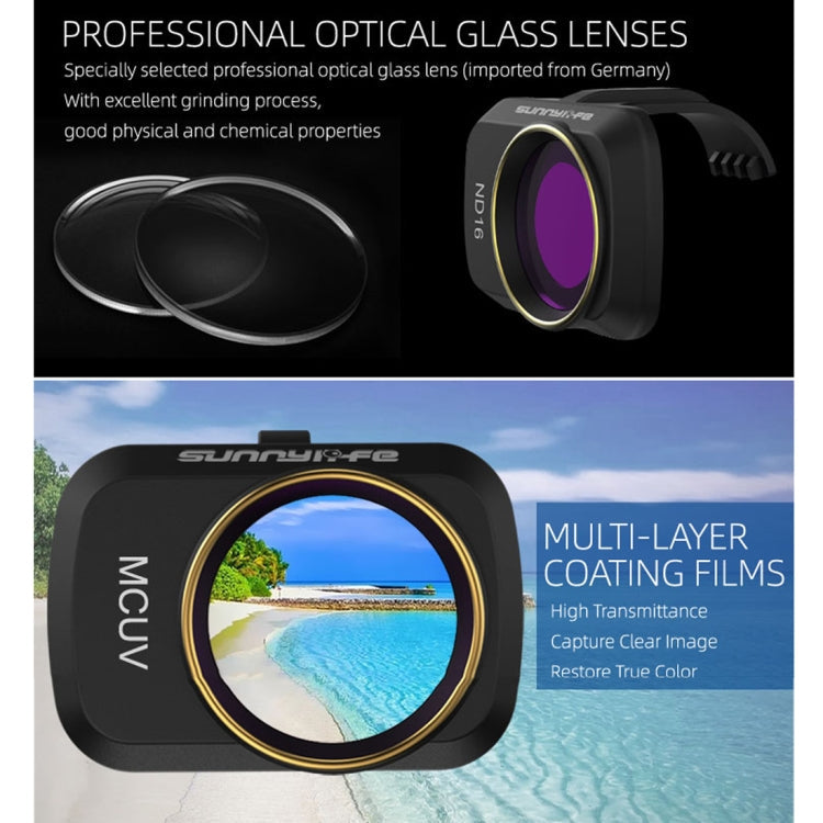 Sunnylife MM-FI9250 Lens Filter For DJI Mini 4K/Mini 2 SE/Mini SE/Mini 2/Mavic Mini, MCUV