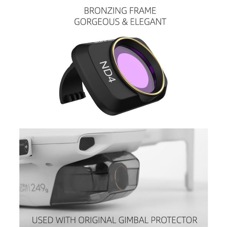 Sunnylife MM-FI9250 Lens Filter For DJI Mini 4K/Mini 2 SE/Mini SE/Mini 2/Mavic Mini, MCUV