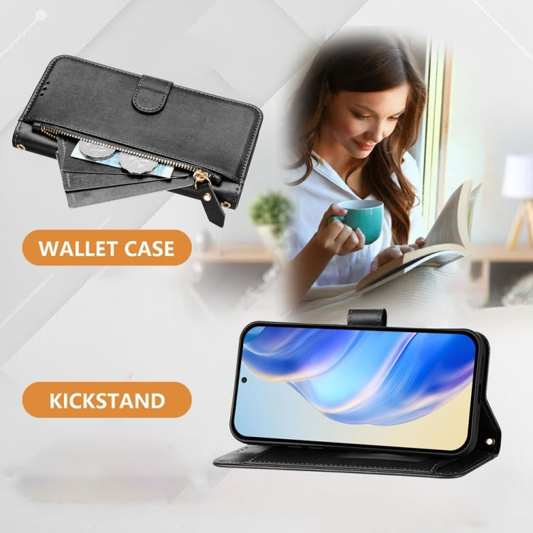Multi-Card Slots Zipper Wallet Leather Phone Case, For iPhone 11 Pro Max, For iPhone 11, For iPhone 11 Pro, For iPhone X / XS