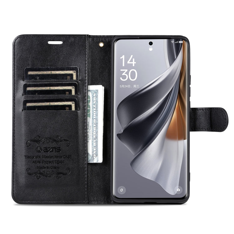 For Xiaomi 15 Pro AZNS Sheepskin Texture Flip Leather Phone Case(Black)
