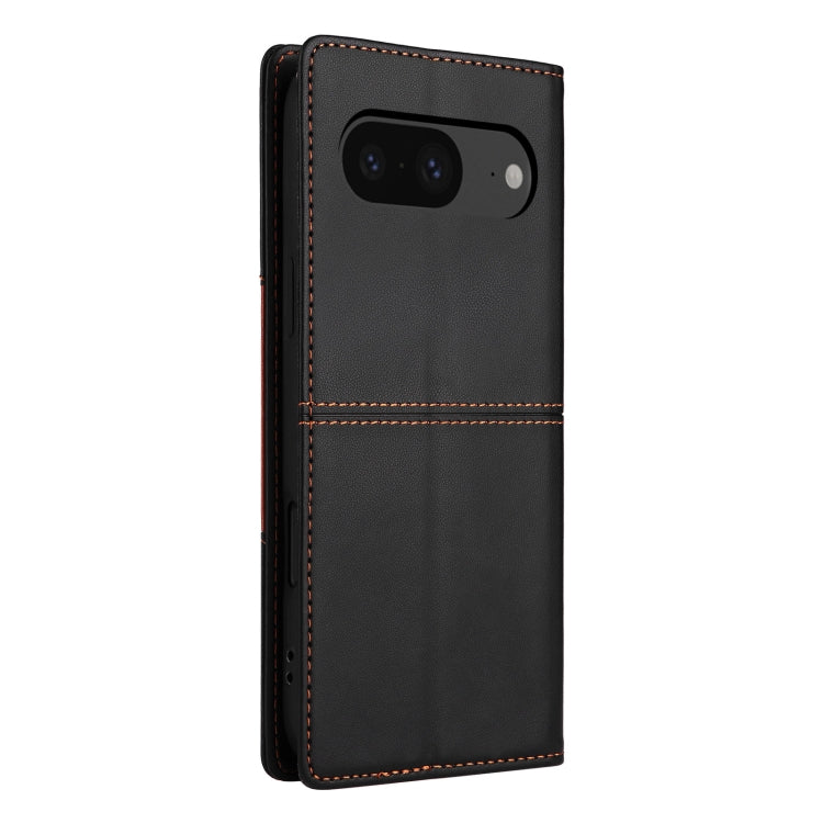 For Google Pixel 8 GQUTROBE G01 RFID Anti-theft Leather Phone Case(Black)
