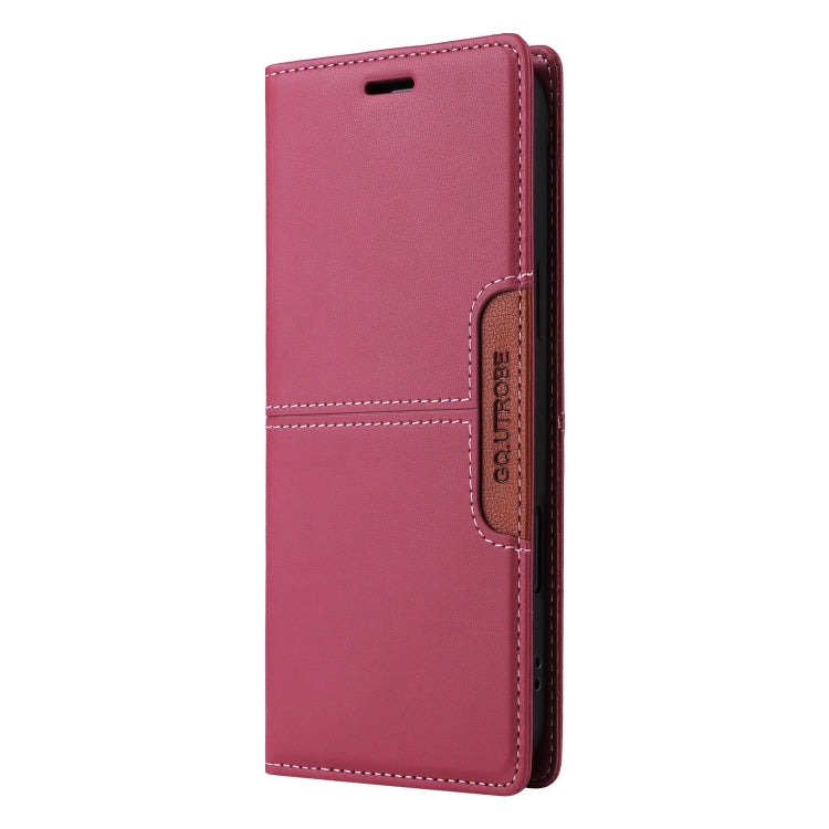For Google Pixel 9 / 9 Pro GQUTROBE G01 RFID Anti-theft Leather Phone Case(Red)