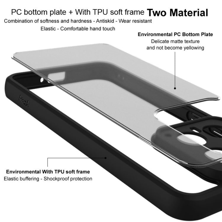 For Xiaomi 14T Pro imak UX-9B Series Four Corners Tiny Airbag Shockproof Phone Case(Black)