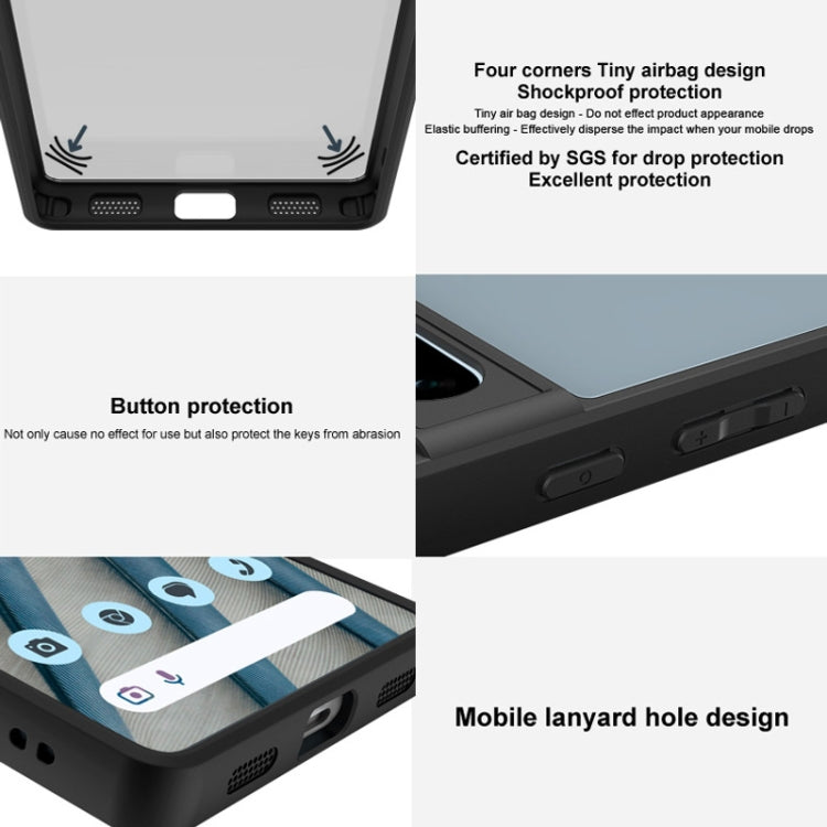 For Xiaomi 14T Pro imak UX-9B Series Four Corners Tiny Airbag Shockproof Phone Case(Black)