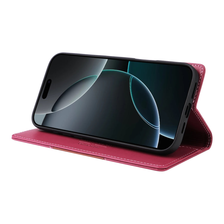 For iPhone 11 Pro Max GQUTROBE G01 RFID Anti-theft Leather Phone Case(Red)