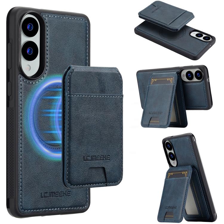 LC.IMEEKE L3 Series Detachable RFID Card Bag Magsafe Phone Case, For Samsung Galaxy S25 Edge 5G, For Samsung Galaxy S25 5G, For Samsung Galaxy S25+ 5G, For Samsung Galaxy S25 Ultra 5G