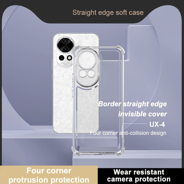 For Huawei Nova 12 / Nova 13 IMAK UX-4 Series Four-corner Shockproof Phone Case(Transparent)