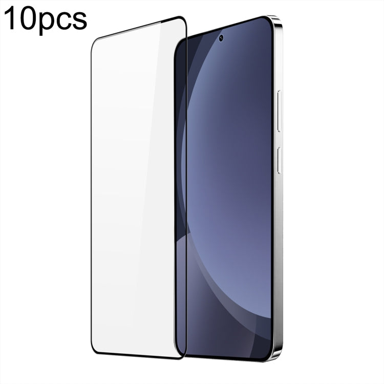 For Samsung Galaxy S25 5G 10pcs DUX DUCIS 0.33mm 9H Medium Alumina Tempered Glass Film