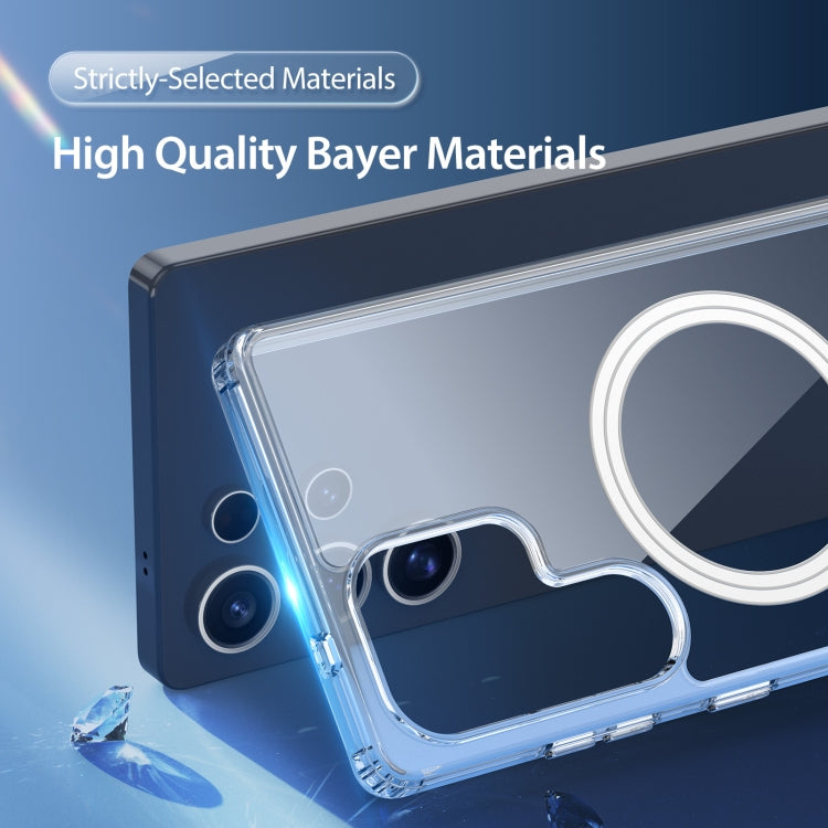 For Samsung Galaxy S25 Ultra 5G DUX DUCIS Clin Mag Series Magsafe TPU Phone Case(Transparent)