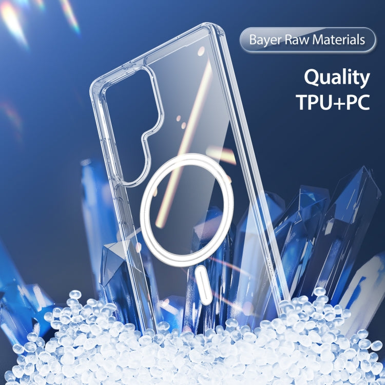 For Samsung Galaxy S25 Ultra 5G DUX DUCIS Clin Mag Series Magsafe TPU Phone Case(Transparent)