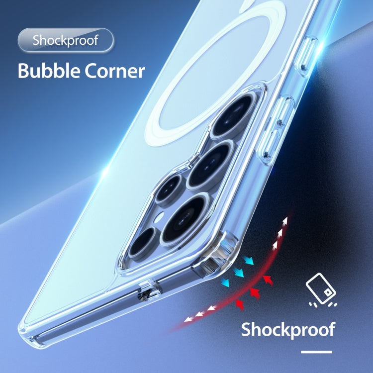 For Samsung Galaxy S25 Ultra 5G DUX DUCIS Clin Mag Series Magsafe TPU Phone Case(Transparent)